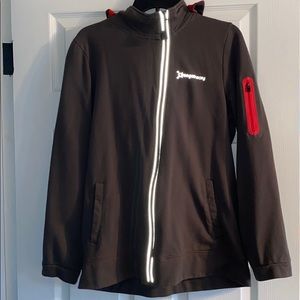 Orangetheory OTF Zip Up Hoodie with Red Hood